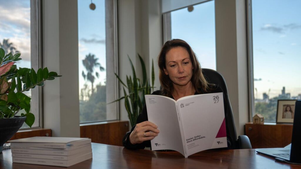 Victorian Treasurer Jaclyn Symes is set to deliver her second annual budget.
