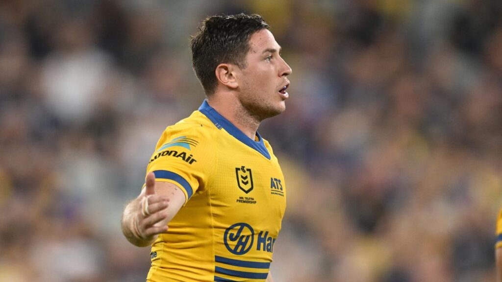 Mitch Moses was as confused as anyone with Parramatta being given a penalty kick after a field goal.
