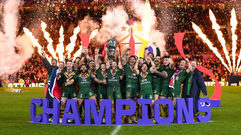 Federal funding is coming for the Rugby League World Cup, where Australia will defend their crown.
