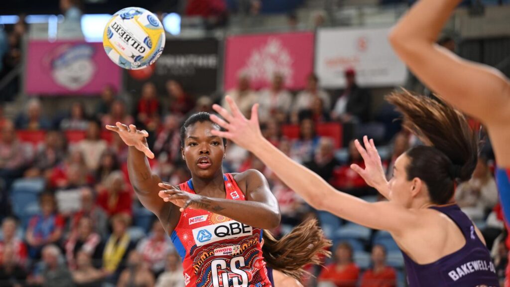 Grace Nweke has fired the Swifts to a six-point victory over the Firebirds.
