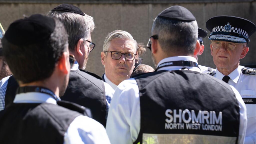 Prime Minister Keir Starmer promised more police ‌in Jewish areas and a ‌crackdown on anti-Semitism.
