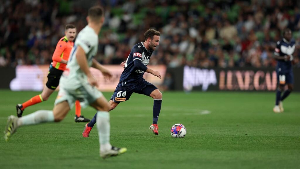 Juan Mata still cut an impressive figure in what may have been his final game for Melbourne Victory.
