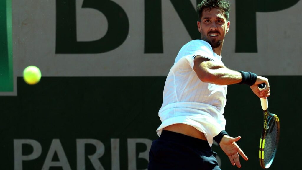 Thanasi Kokkinakis fought all the way against Pablo Carreno Busta before injury took its toll.
