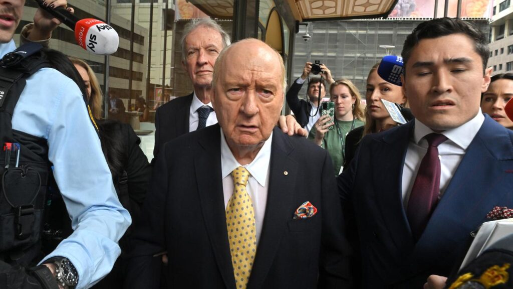 Alan Jones is fighting 25 charges of indecent assault and two charges of sexual touching.
