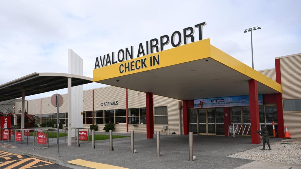 Avalon Airport has been partially evacuated after a suspicious item was found.

