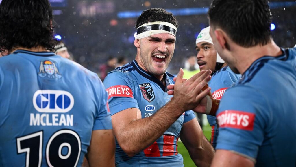 A superb all-round game from Nathan Cleary helped the Blues claim an astonishing Origin I victory.
