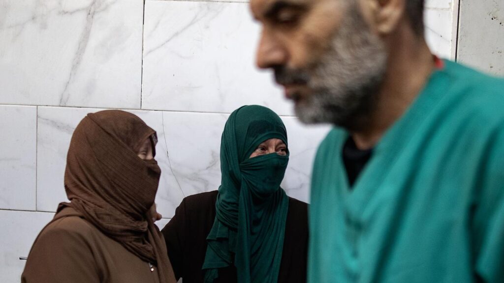 Relatives of a girl who was reportedly killed in an Israeli air strike have mourned her death.
