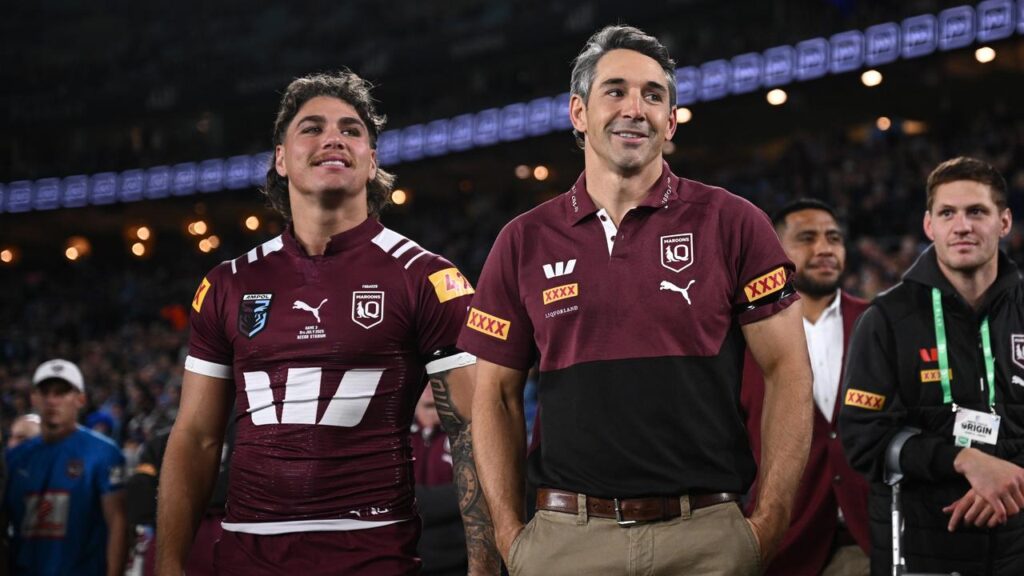 Reece Walsh (left) has one final club chance to impress Queensland head coach Billy Slater.

