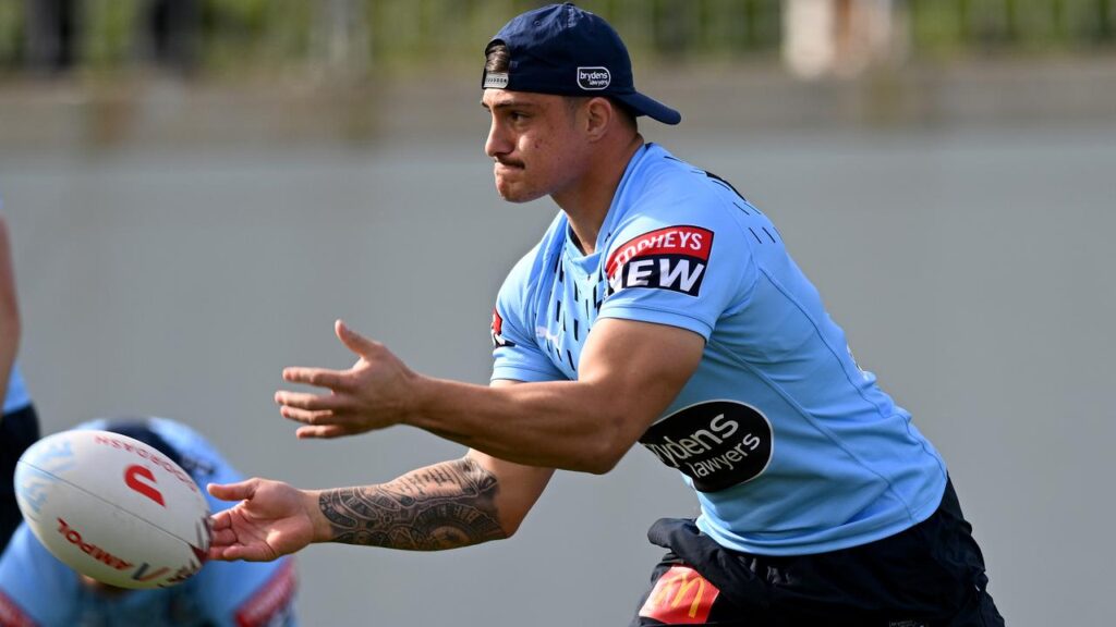Kotoni Staggs has been backed to step up if recalled to the NSW side.
