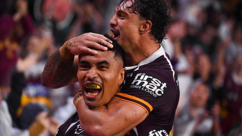 Brisbane’s Deine Mariner (injured) and Kotoni Staggs (suspended) will miss the clash with Manly.
