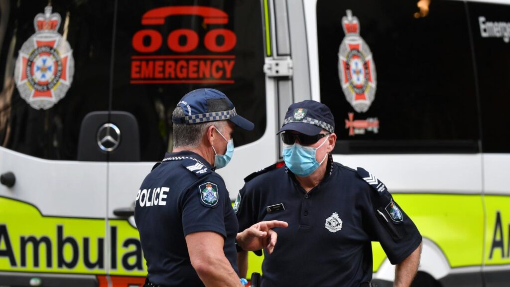 A teenager who was trying to avoid capture by police has died after falling from a balcony.
