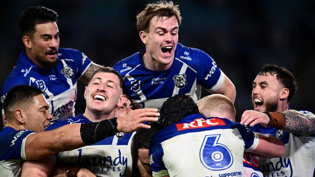 Canterbury have roared home to beat an undermanned Storm side by 10 points in Sydney.
