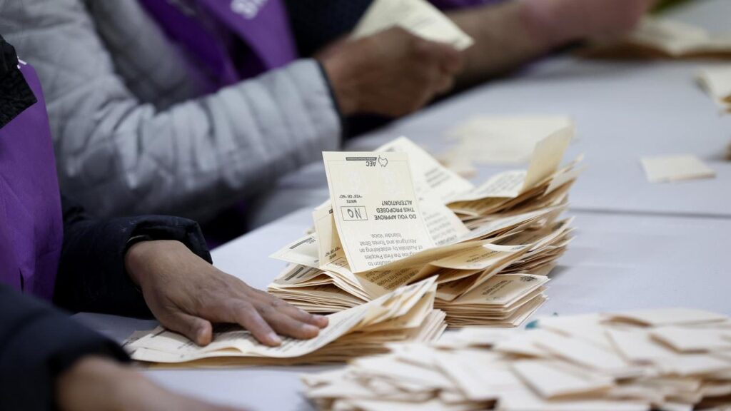 With 80 per cent of ballots counted in the Stafford by-election, there’s been a swing against Labor.
