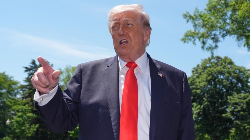 Donald Trump said “on a human basis,” he did not prefer a military course of action in Iran.
