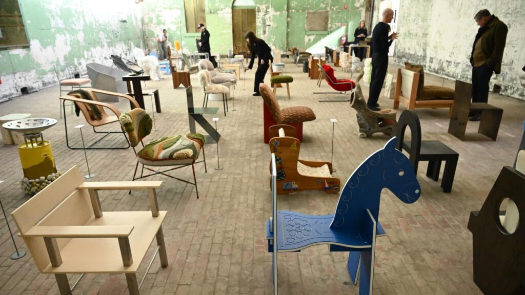 There’s increasing competition among designers to be part of the 100 Chairs exhibition.
