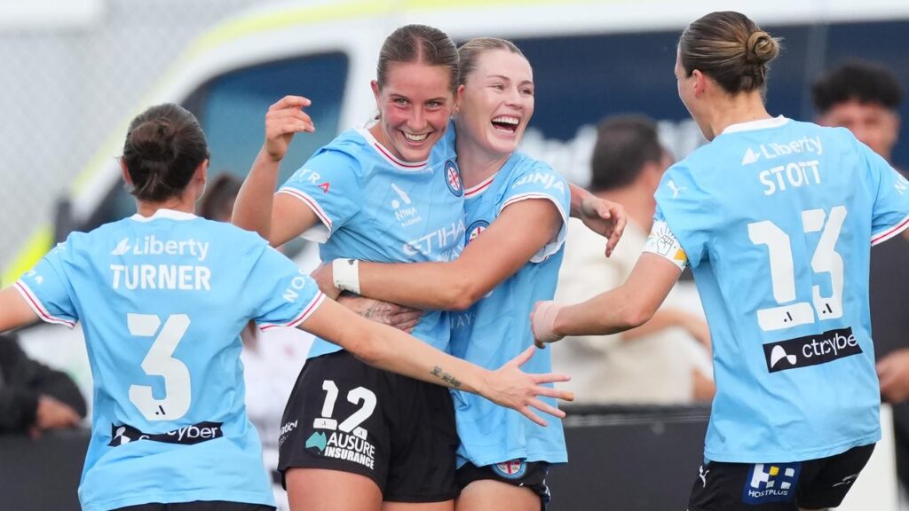 A first-half Shelby McMahon (12) goal has helped Melbourne City seal their place in the ALW decider.
