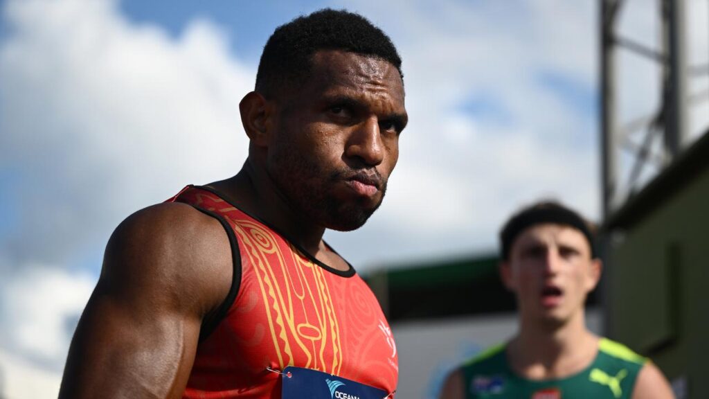 The softly spoken Pais Wisil cuts an intimidating figure on the track.
