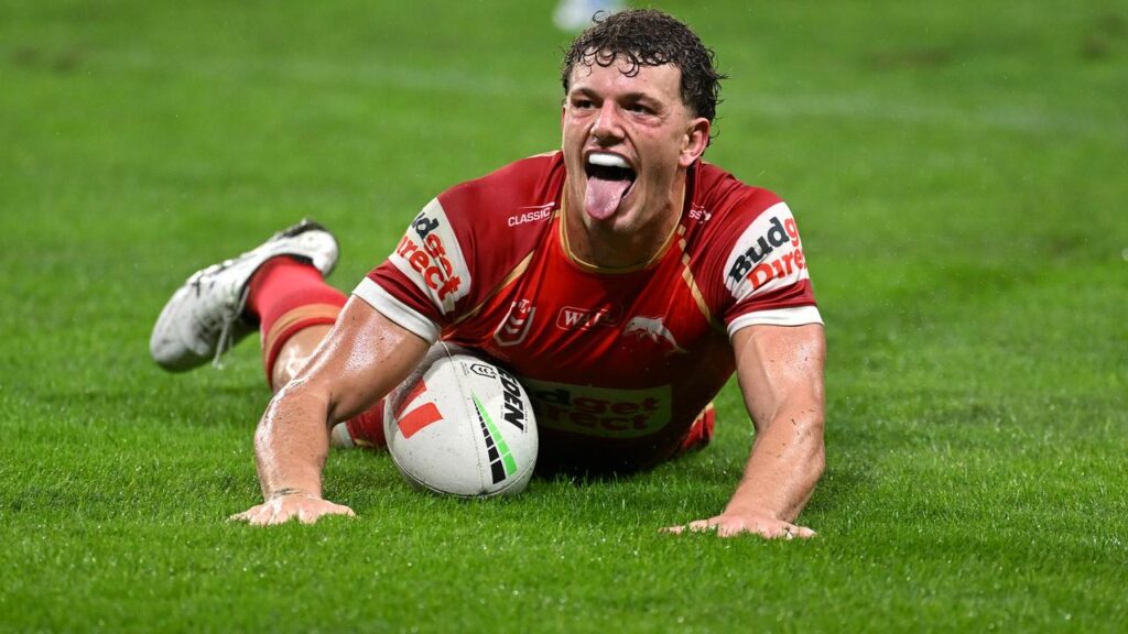 Jack Bostock was a two-try hero for the Dolphins as they overran gallant Melbourne.
