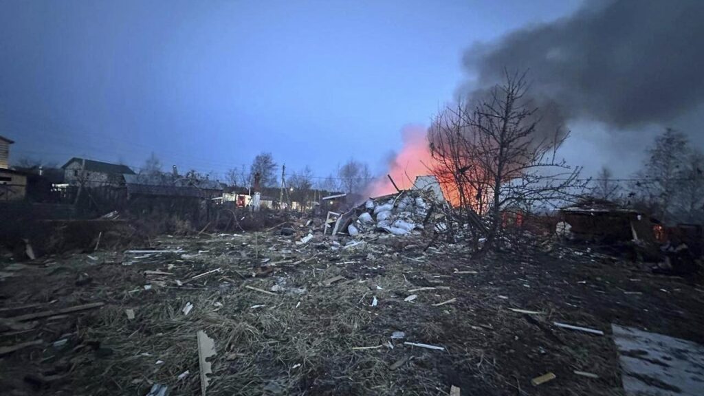 At least three people have been killed in a ‌Ukrainian drone strike on the Moscow region.
