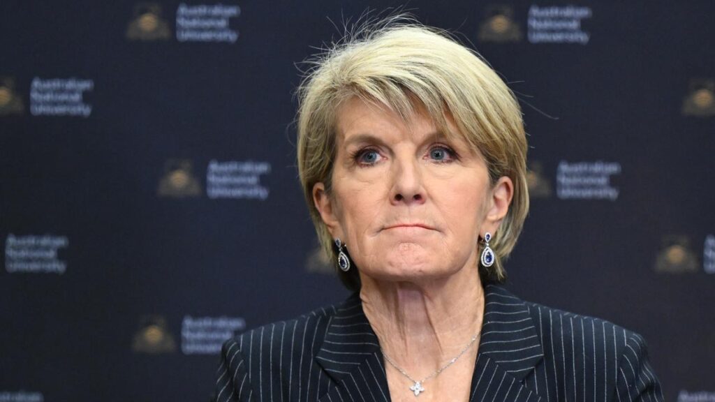 Australian National University Chancellor Julie Bishop has quit her post early.
