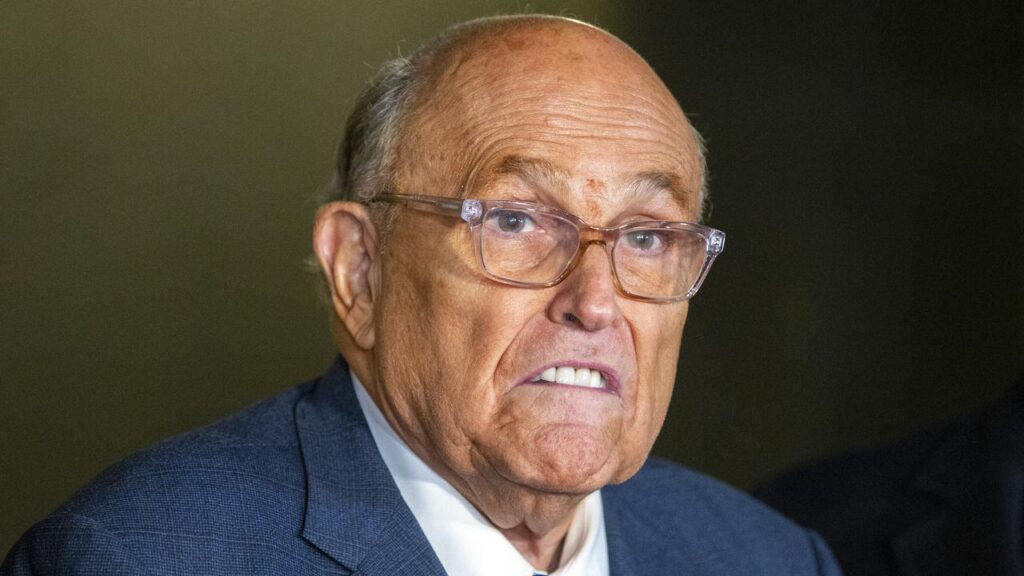 Former New York mayor Rudy Giuliani, 81, is fighting for his life in hospital.
