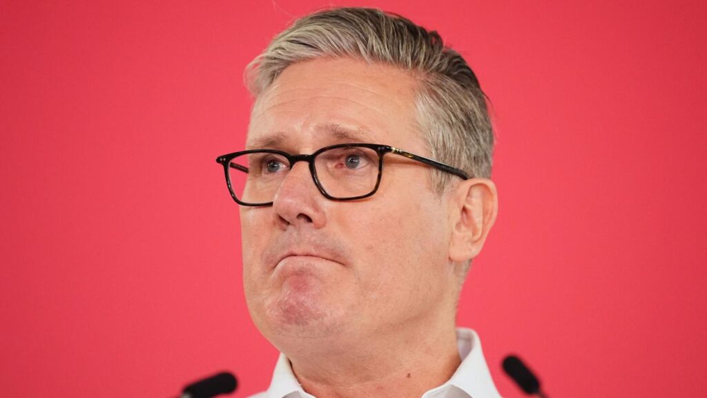Keir Starmer on Monday vowed to stay the course but swathes of MPs have abandoned him.
