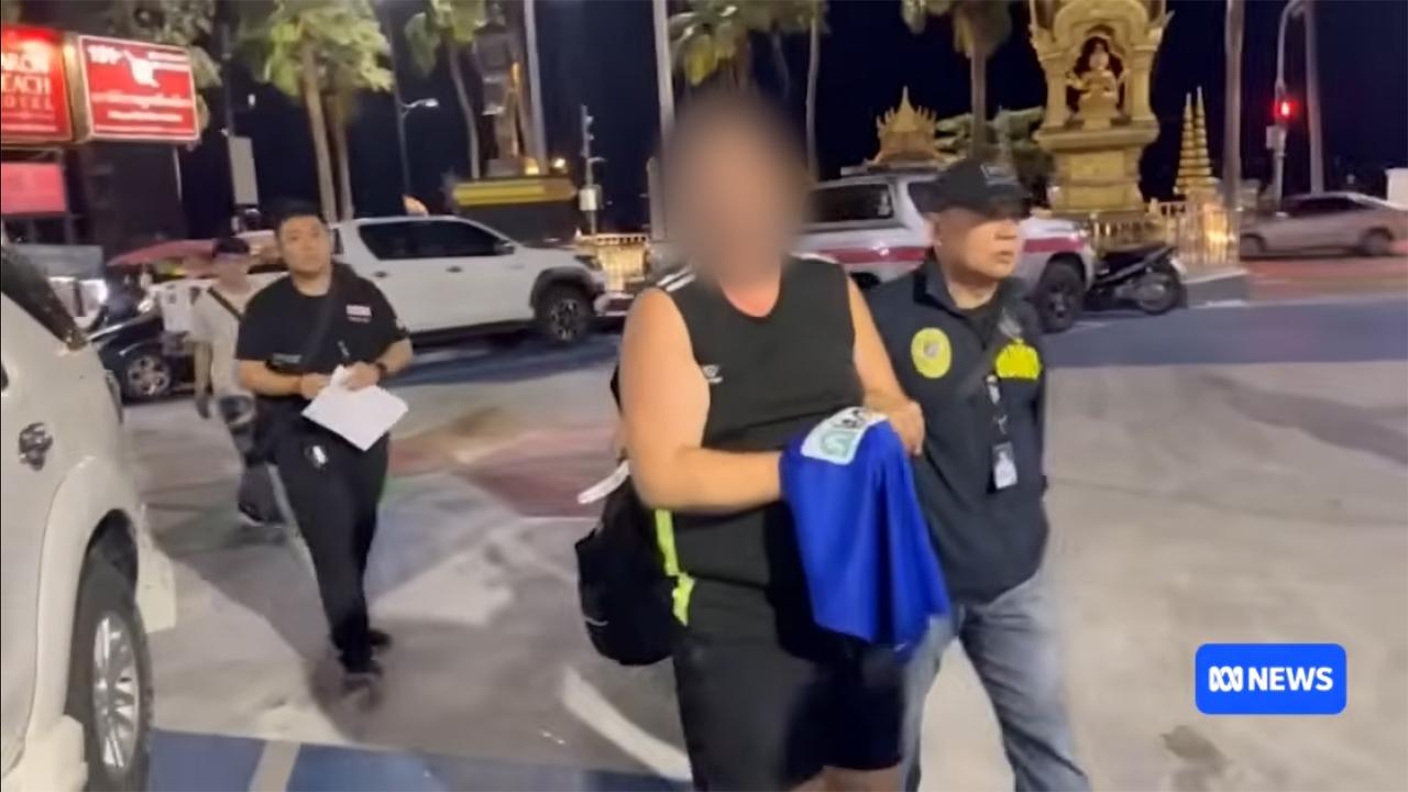 Australian man arrested by Thai police in Pattaya, Chonburi, Thailand