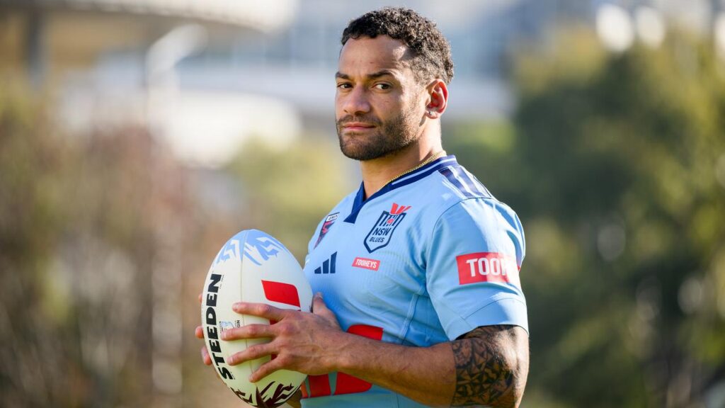 Api Koroisau is back in NSW blue, despite his Wests Tigers’ recent poor run of results.
