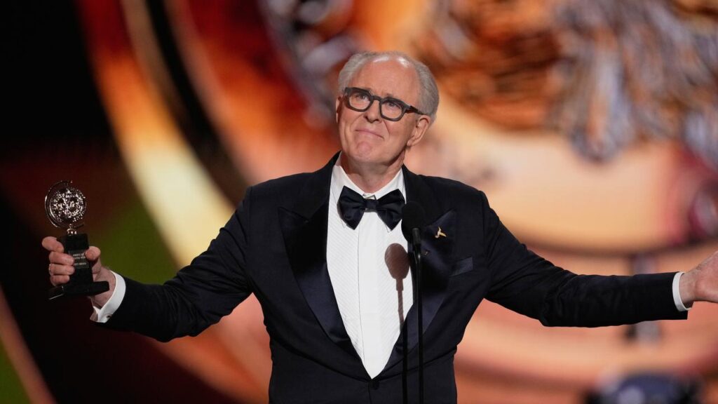 John Lithgow has won his third Tony for his role portraying Roald Dahl in Giant.
