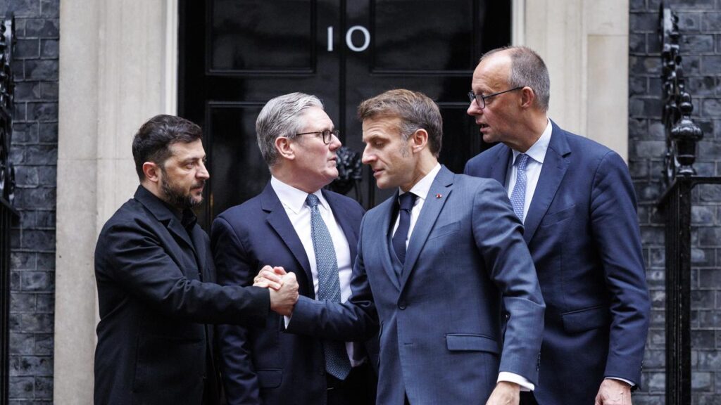 The leaders of Ukraine, the United Kingdom, France and Germany are set to meet again in London.
