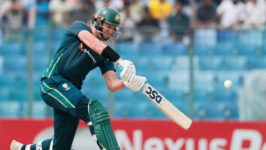 Australia’s Matt Renshaw was in superb form for Australia in their T20 victory over Bangladesh.
