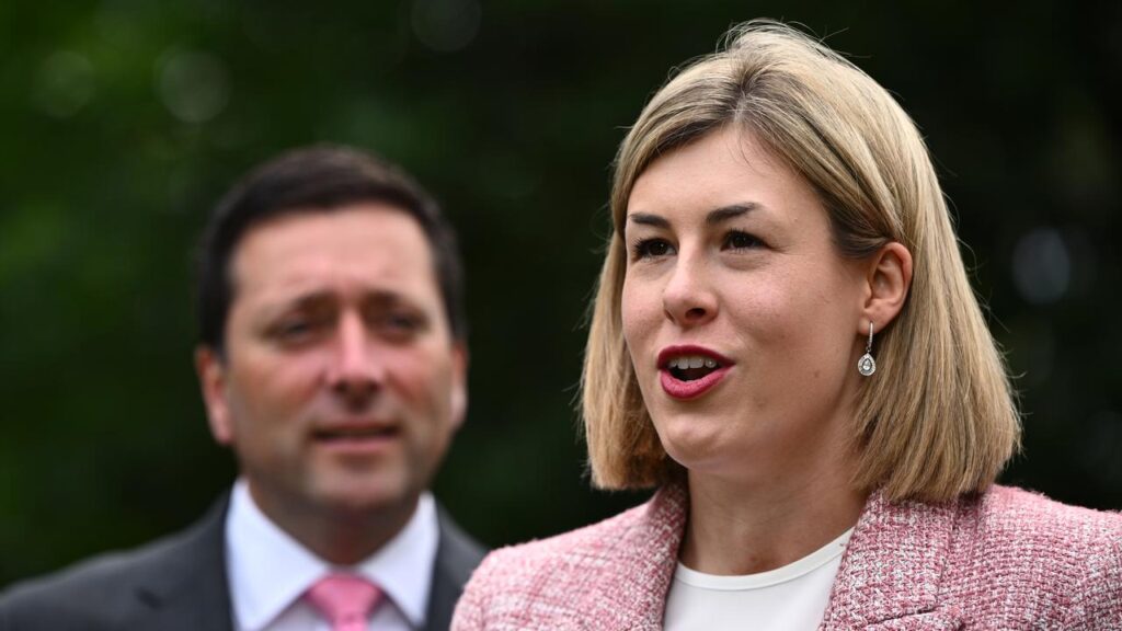 Victorian Liberal Leader Jess Wilson says Matthew Guy deserves the presumption of innocence. 
