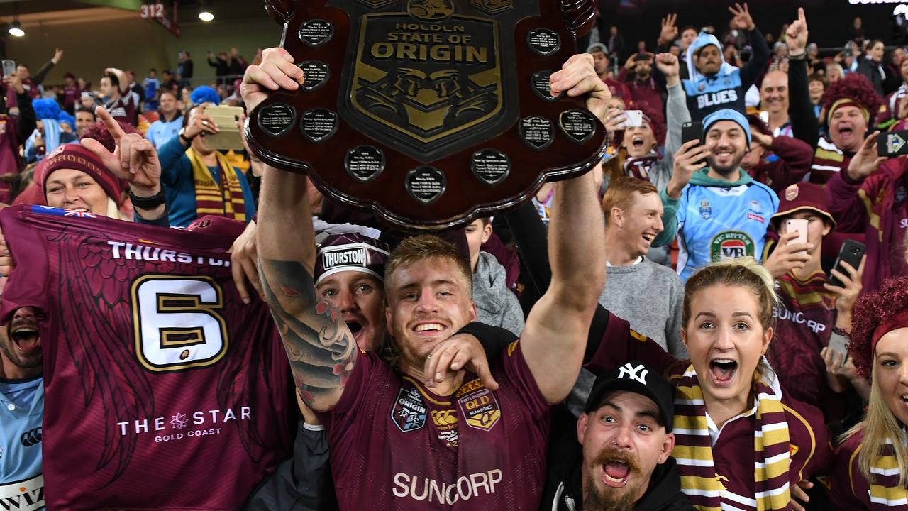 Cameron Munster of the Queensland