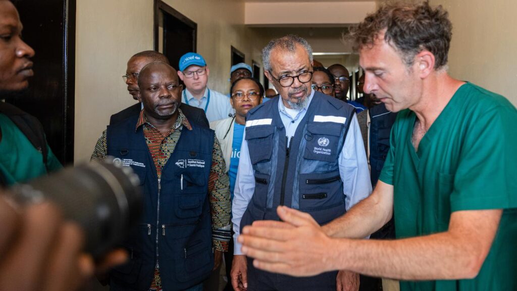 WHO chief Tedros Adhanom Ghebreyesus says his visit to Ebola-hit DR Congro has been challenging.
