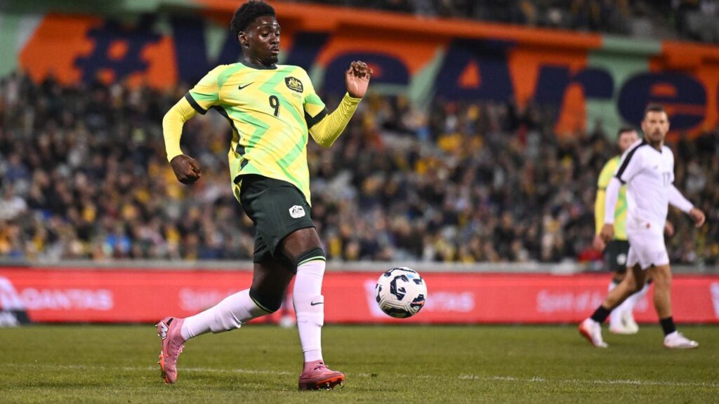 Mohamed Toure was a notable absentee from Socceroos training. 
