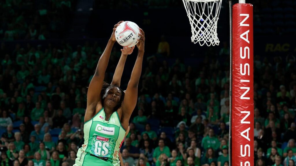 Romelda Aiken-George has helped West Coast to a thrilling Super Netball win over the Giants.
