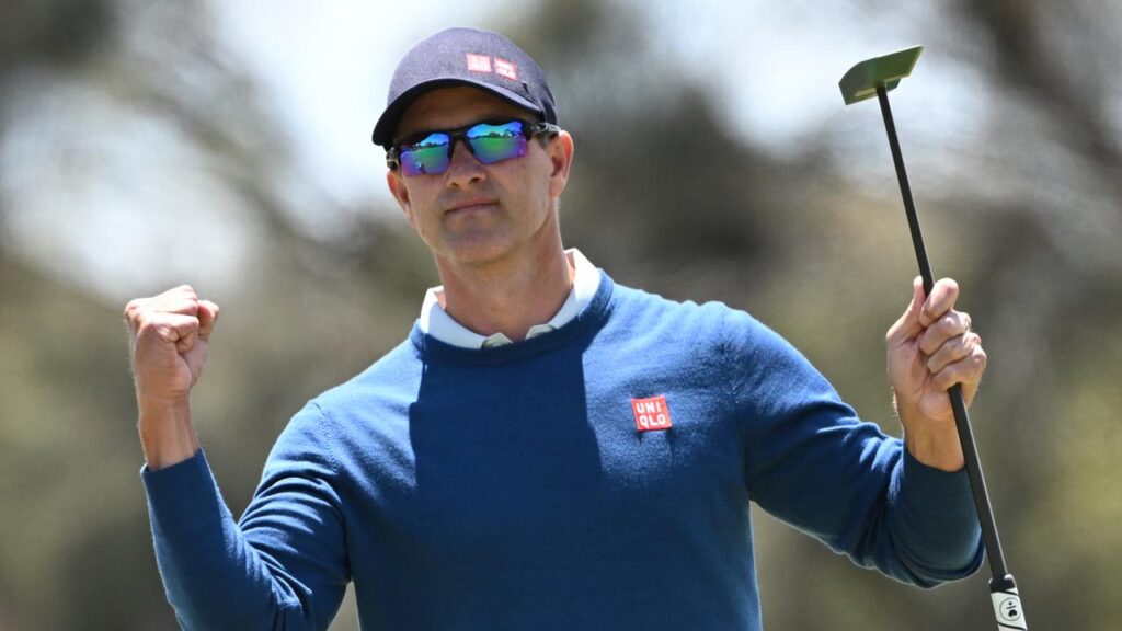 Adam Scott will make his 100th major appearance but he has something else on his mind this week.
