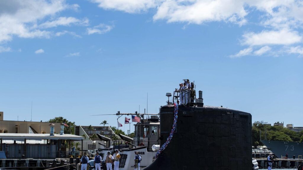 Australia will now buy three second-hand Virginia-class nuclear-powered submarines from the US.
