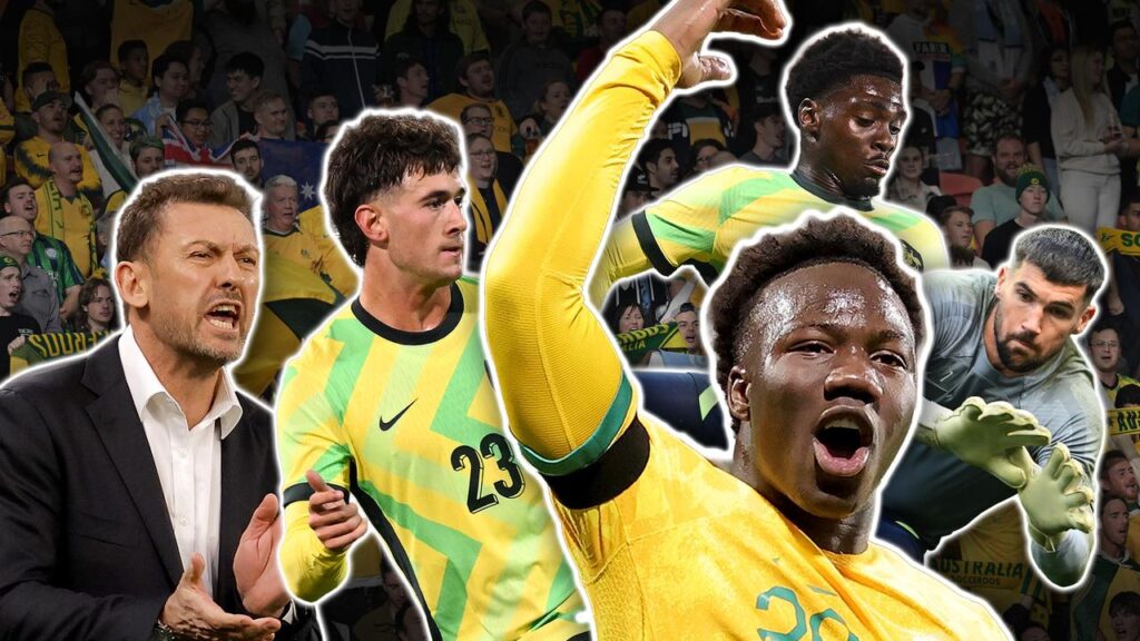 Australia’s World Cup squad comes from 15 cultural backgrounds, with two born in refugee camps.
