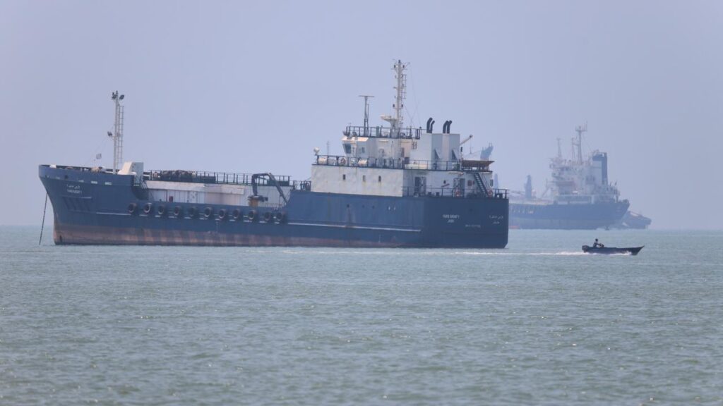 Ships are turning on their transponders and preparing to transit the reopened Strait of Hormuz.
