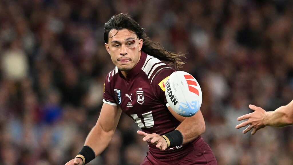 Tino Fa’asuamaleaui is grieving for his father but has the support of Queensland teammates.
