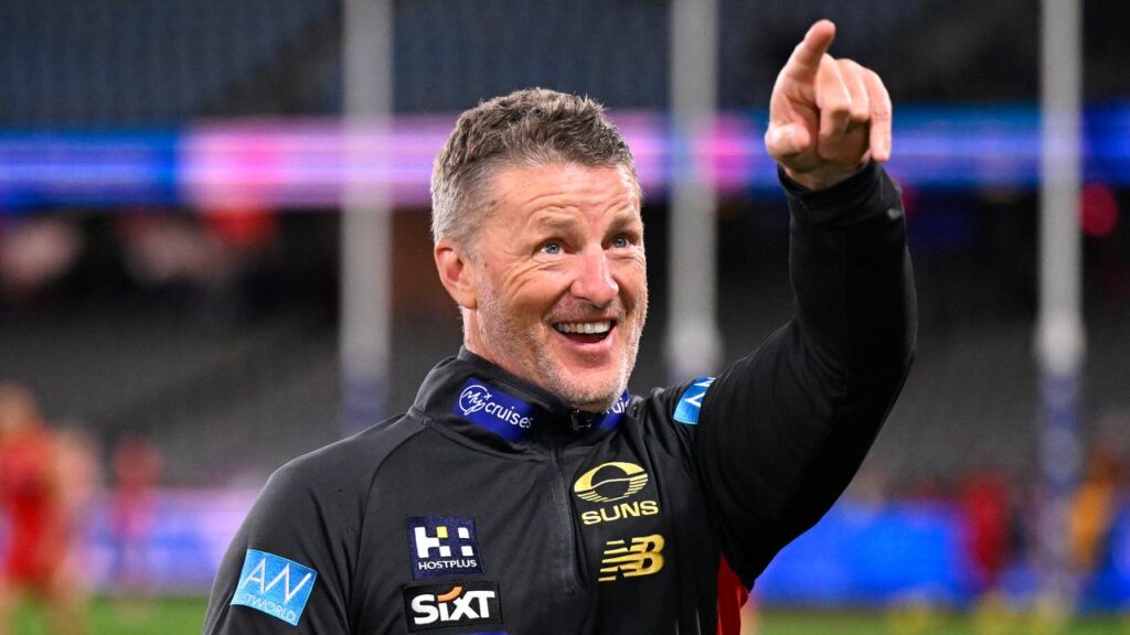 Gold Coast coach Damien Hardwick is pointing to a bright future for the club.
