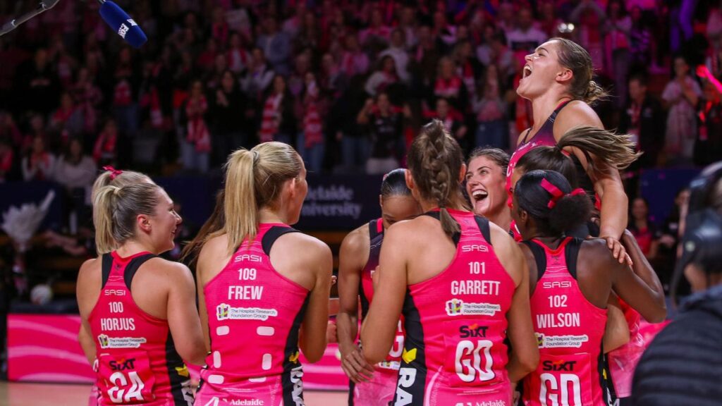 The Thunderbirds are through to Super Netball’s grand final after their win over Melbourne.
