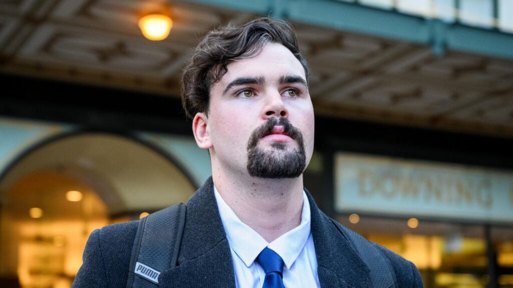 Eli Joseph Toby has been fined for booing during a Welcome to Country at an Anzac Day dawn service.

