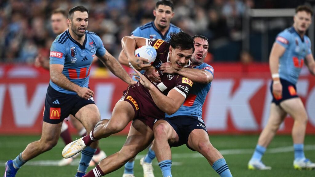 Tino Fa’asuamaleaui was inspirational with his excellent display for the Maroons against NSW.
