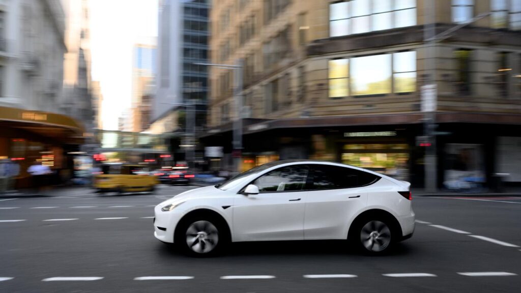 The NSW government is being urged to delay the introduction of its proposed electric vehicle tax.
