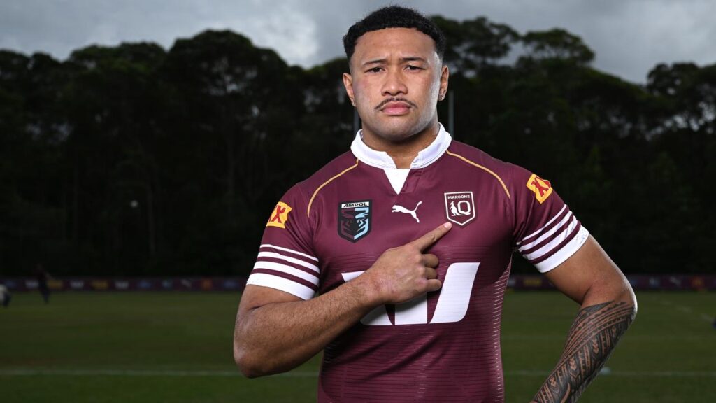 Queensland’s emblem means the world to Kulikefu Finefeuiaki, who credits the state for his new life.
