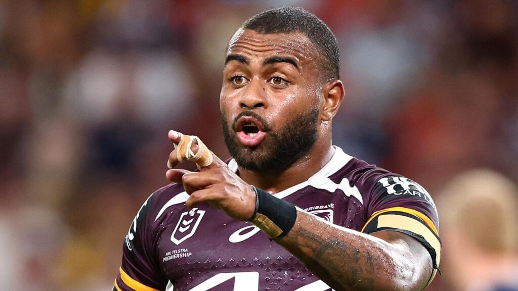 Brisbane playmaker Ezra Mam has been dropped from the starting side to play Gold Coast.
