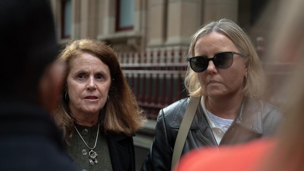 “It shouldn’t be manslaughter … it wasn’t an accident,” Kirraly Schumann (right) told reporters.
