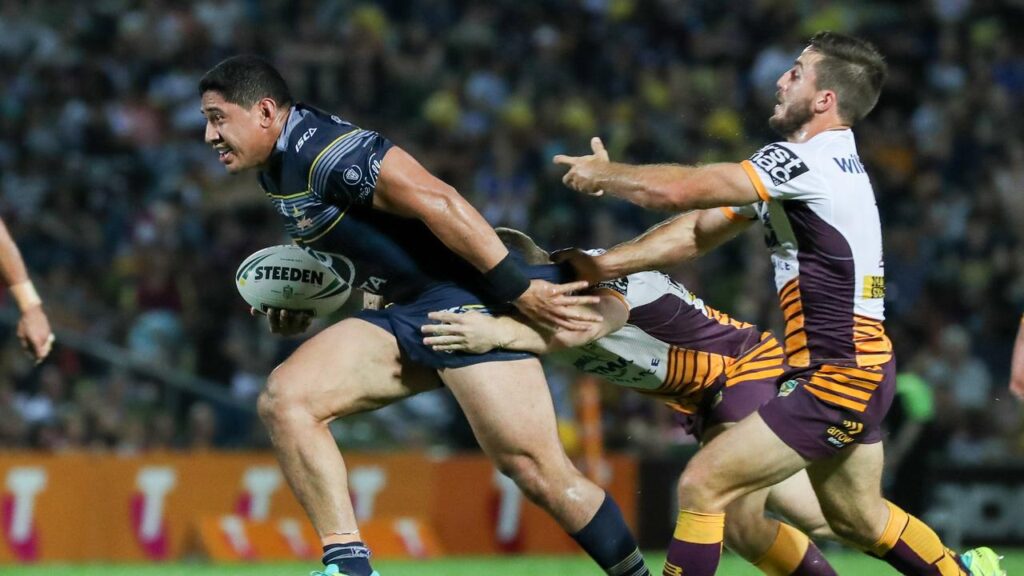 Jason Taumalolo (left) will play the 300th NRL game of his powerhouse career for North Queensland.

